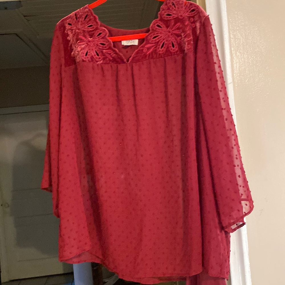 Thin shirt with undershirt
